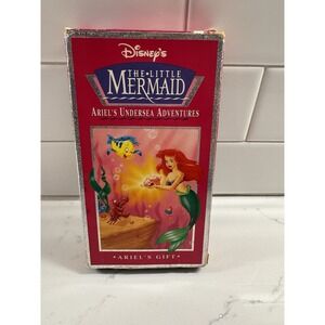 Vintage Disney The Little Mermaid - Ariels Undersea Adventures - Ariels Gift VHS